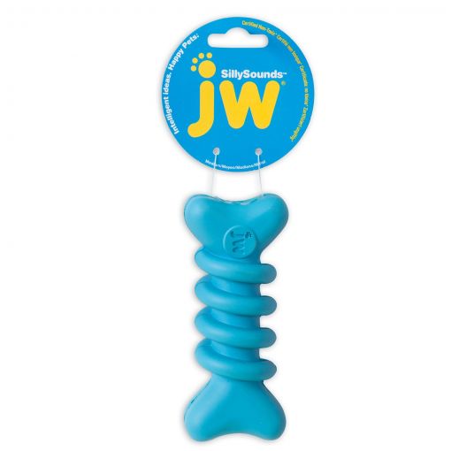 JW PET SILLYYSOUNDS SPIRAL BONE medium Gr. ca. 13,5 x 5,5 cm