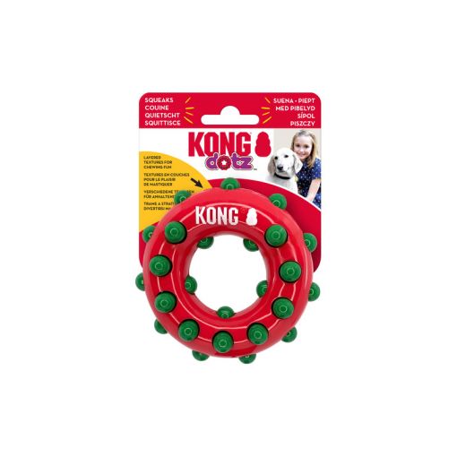 KONG Holiday Dotz Ring Small