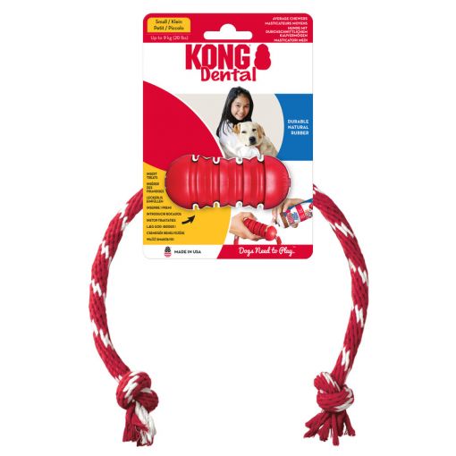 KONG Dental mit Seil Small