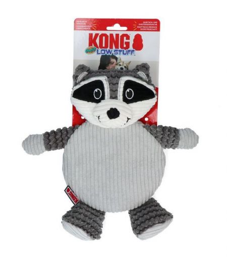 KONG Low Stuff Crackle Tummiez Raccoon Large