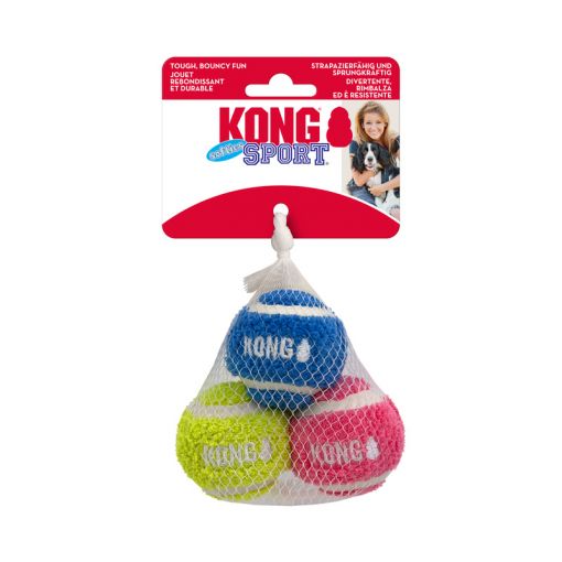 KONG Sport Softies Balls 3er Pack Small Sortiert