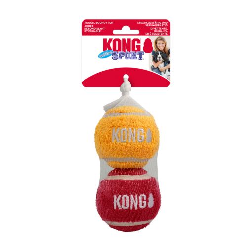 KONG Sport Softies Balls 2er Pack Large Sortiert