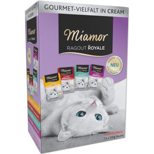 Miamor FB Ragout Royale Multibox Cream Vielfalt  12 x 100 g (Menge: 5 je Bestelleinheit)