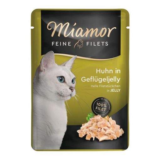 Miamor FB Feine Filets Huhn in Geflügeljelly 100 g (Menge: 24 je Bestelleinheit)