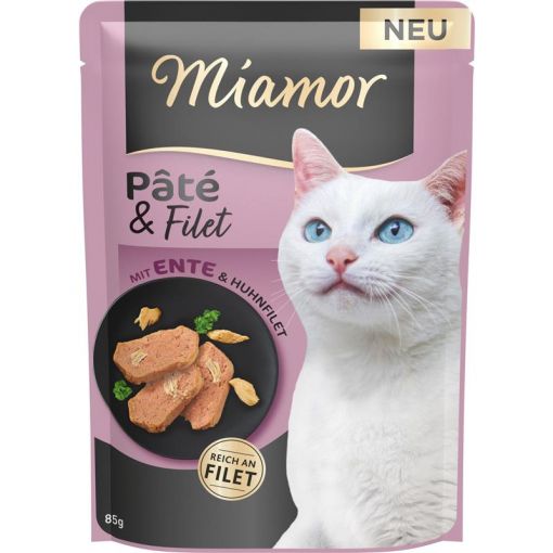 Miamor PB Pâté & Filet mit Ente 85g (Menge: 10 je Bestelleinheit)