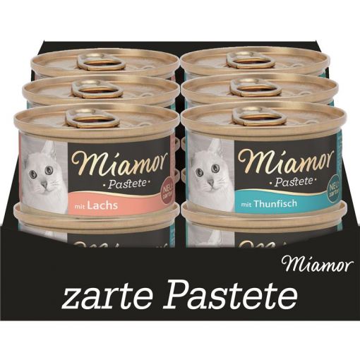 Miamor Dose Pastete Multibox Fisch 12 x 85 g (Menge: 5 je Bestelleinheit)