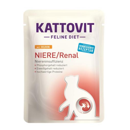 Kattovit PB Feline Diet Niere/Renal Huhn 85g (Menge: 24 je Bestelleinheit)