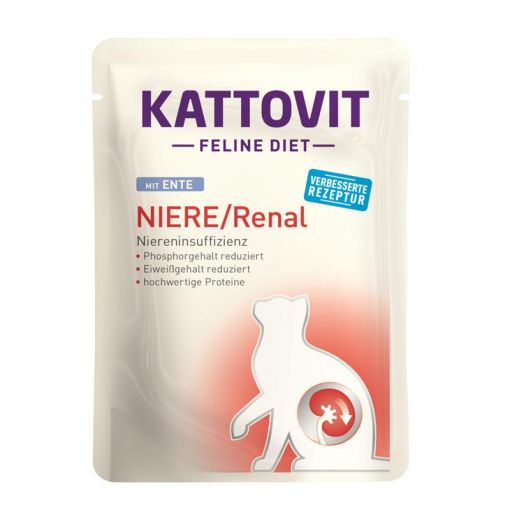 Kattovit PB Feline Diet Niere/Renal Ente 85g (Menge: 24 je Bestelleinheit)