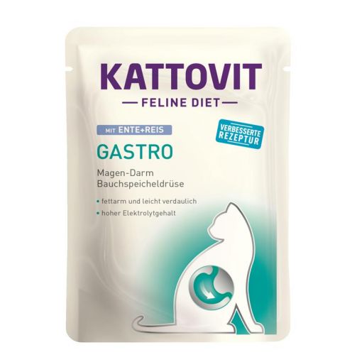 Kattovit PB Feline Diet Gastro Ente & Reis 85g (Menge: 24 je Bestelleinheit)