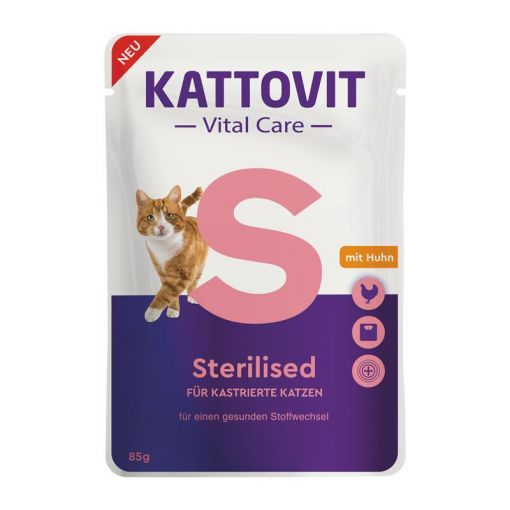 Kattovit PB Vital Care Sterilised 85g (Menge: 24 je Bestelleinheit)