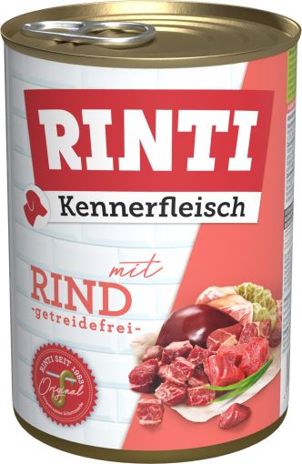 Rinti Dose Kennerfleisch Rind 400 g (Menge: 24 je Bestelleinheit)