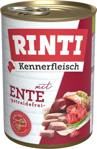 Rinti Dose Kennerfleisch Ente 400 g (Menge: 24 je Bestelleinheit)