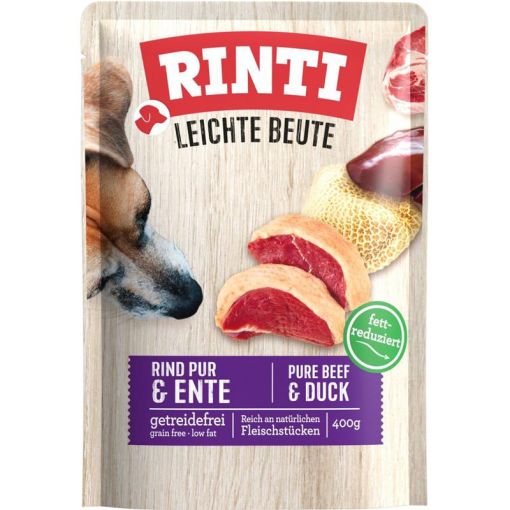 Rinti P.B. Leichte Beute Rind Pur & Ente 400g (Menge: 10 je Bestelleinheit)