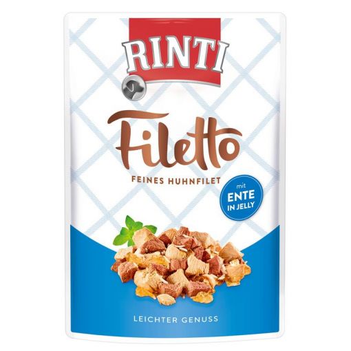 Rinti Filetto Huhnfilet mit Ente in Jelly 100 g (Menge: 24 je Bestelleinheit)