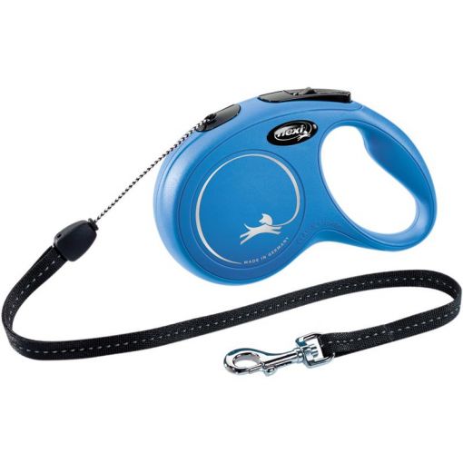 flexi Seil-Leine New Classic blau S 8 m