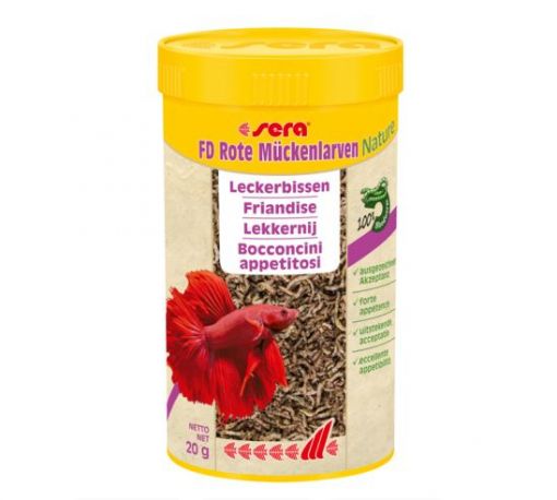 sera FD Rote Mückenlarven Nature 250 ml