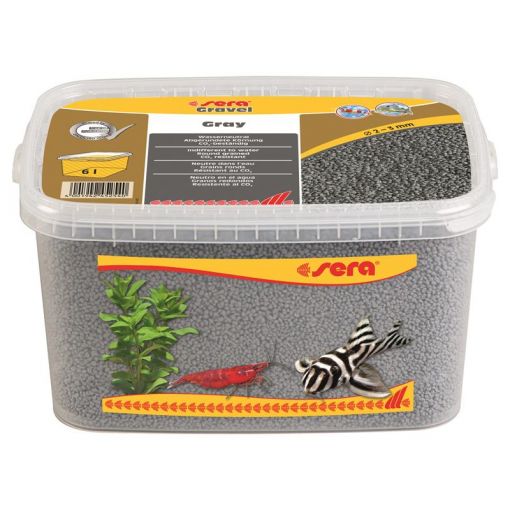 sera Gravel Gray Ø 2-3 mm 6 Liter