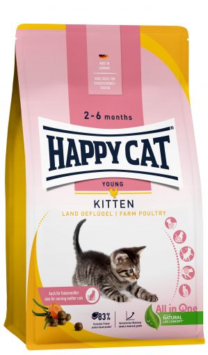 Happy Cat Young Kitten Land Geflügel 300g