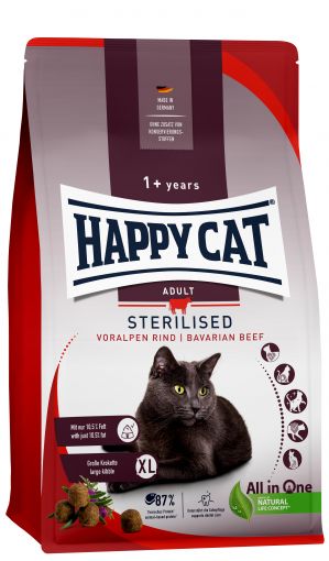 Happy Cat Sterilised Adult Voralpen Rind 4kg