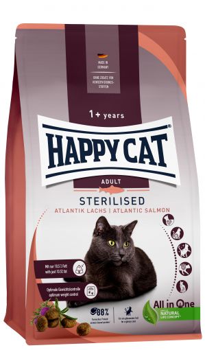 Happy Cat Sterilised Adult Atlantik Lachs 1,3kg