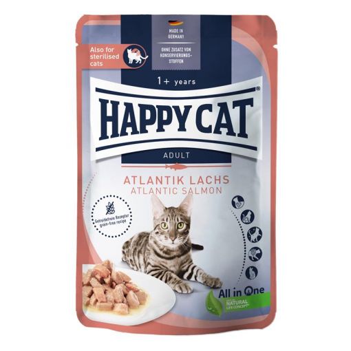 Happy Cat PB Culinary Meat in Sauce Atlantik Lachs 85g (Menge: 20 je Bestelleinheit)