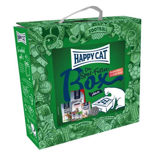 Happy Cat Spiel-Futter-Box zur EM