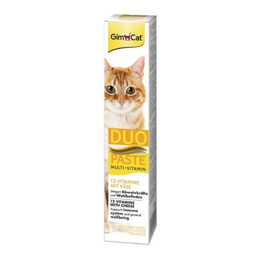 GimCat Multi-Vitamin Duo-Paste 12 Vitamine mit Käse 50g