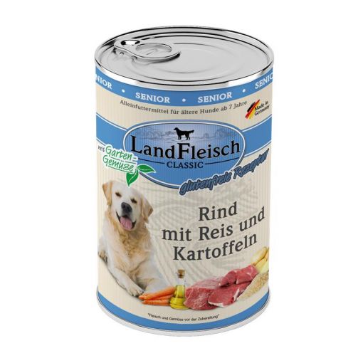 Landfleisch Classic Senior Rind mit Kartoffeln & Gartengemüse 400 g (Menge: 6 je Bestelleinheit)