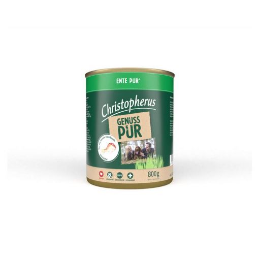 Christopherus Dose Pur Ente 800g (Menge: 6 je Bestelleinheit)