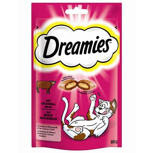 Dreamies Rind 60g (Menge: 6 je Bestelleinheit)