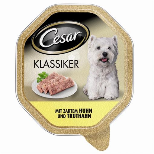 Cesar Schale Klassiker Huhn&Truthahn 150g (Menge: 14 je Bestelleinheit)