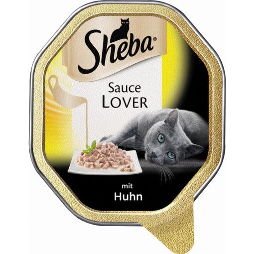 Sheba Schale Sauce Lover mit Huhn 85g (Menge: 22 je Bestelleinheit)