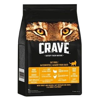 Crave Cat Trockenfutter Truthahn & Huhn 7kg