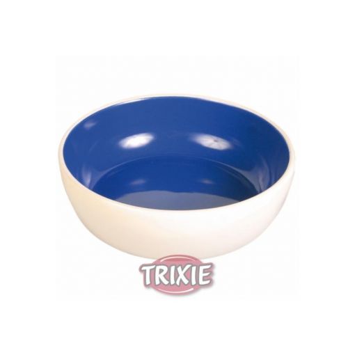 Trixie Keramiknapf, Katze 0,3 l  12 cm, creme blau