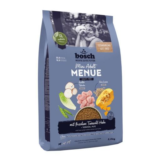 Bosch HPC Menue Mini Adult mit Tierwohl-Huhn 2,4 kg