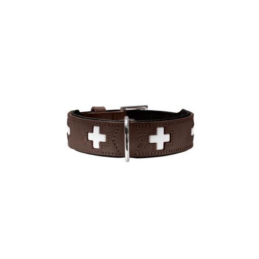 Hunter Halsband Swiss 42 braun 30 - 39,5 cm / 26 mm