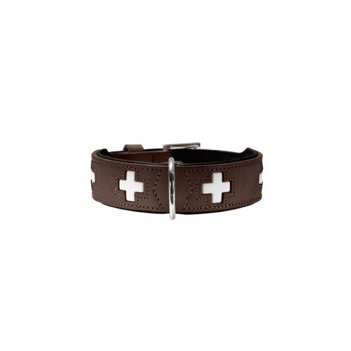 Hunter Halsband Swiss 70 braun 56 - 63,5 cm / 39 mm