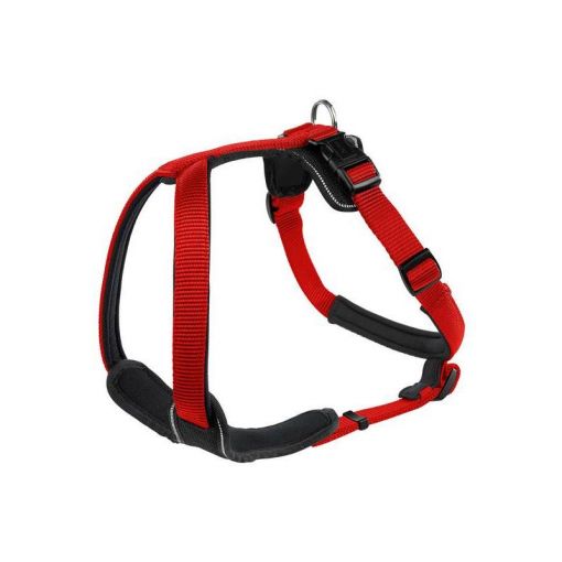 Hunter Geschirr Neopren rot/schwarz XS  38 - 48cm/15mm