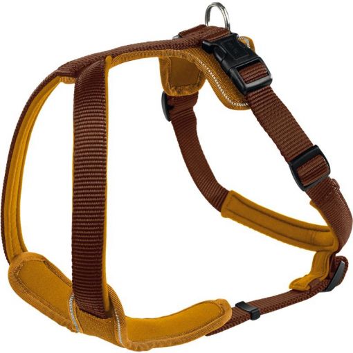 Hunter Geschirr Neopren braun/caramel XS  38 - 48cm/15mm