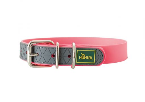 Hunter Halsband Convenience 50 M Neonpink 38-46 cm/25mm