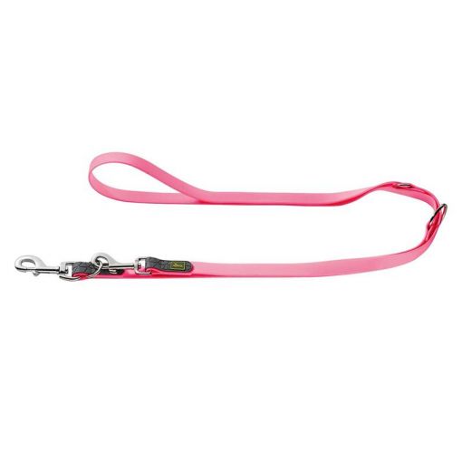 Hunter verstellbare Führleine Convenience 15mm/200cm neonpink