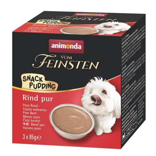 Animonda vom Feinsten Adult Snack-Pudding MP Rind pur 3x85g