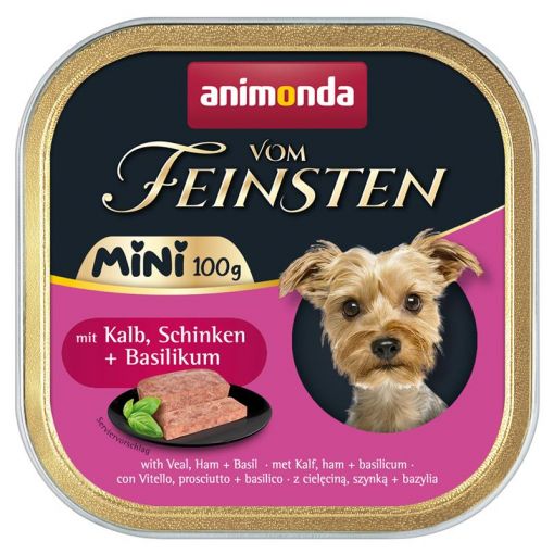 Animonda vom Feinsten Mini Adult mit Kalb, Schinken & Basilikum 100g (Menge: 32 je Bestelleinheit)