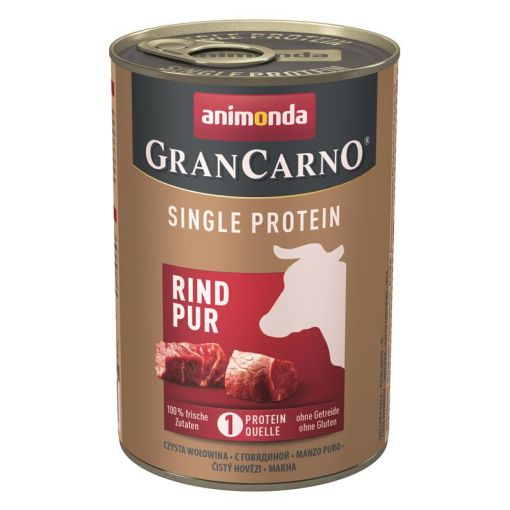 Animonda Dog GranCarno Adult Single Protein Rind pur 400g (Menge: 6 je Bestelleinheit)