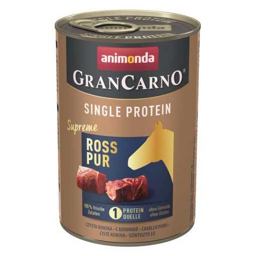 Animonda Dog GranCarno Adult Single Protein Supreme Ross pur 400g (Menge: 6 je Bestelleinheit)