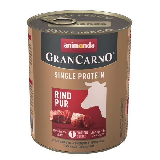 Animonda Dog GranCarno Adult Single Protein Rind pur 800g (Menge: 6 je Bestelleinheit)