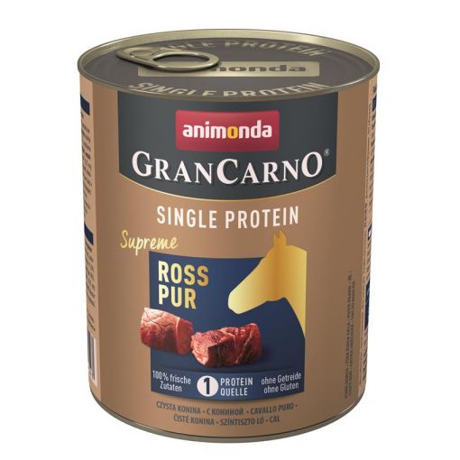 Animonda Dog GranCarno Adult Single Protein Supreme Ross pur 800g (Menge: 6 je Bestelleinheit)