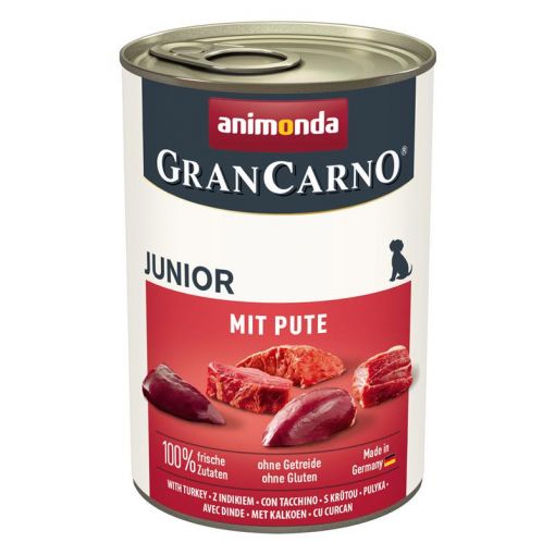 Animonda Dog GranCarno Junior mit Pute 400g (Menge: 6 je Bestelleinheit)