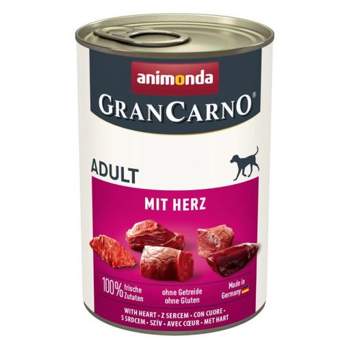 Animonda Dog GranCarno Adult mit Herz 400g (Menge: 6 je Bestelleinheit)