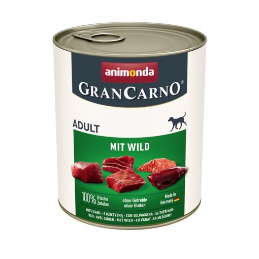 Animonda GranCarno Adult mit Wild 800g (Menge: 6 je Bestelleinheit)